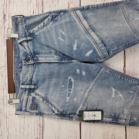 NWT G-Star Raw Rackam 3D Men's  Skinny Jeans Sun Faded Size 32/32 - Picture 2 of 16